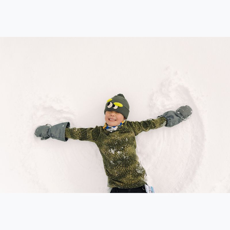 Căciulă de iarnă pentru copii Buff Knitted Fun green 7