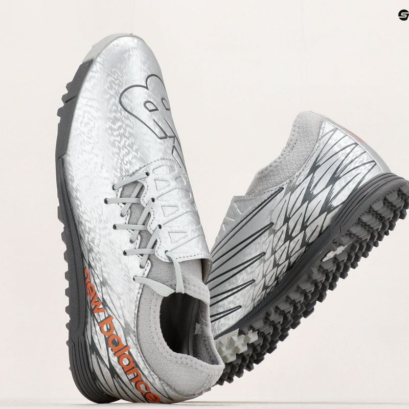 Ghete de fotbal pentru bărbați New Balance Furon V7 Dispatch TF argintiu 12