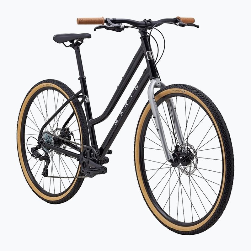 Bicicletă cross pentru femei  Marin Kentfield 1 ST 700C gloss black/silver 2