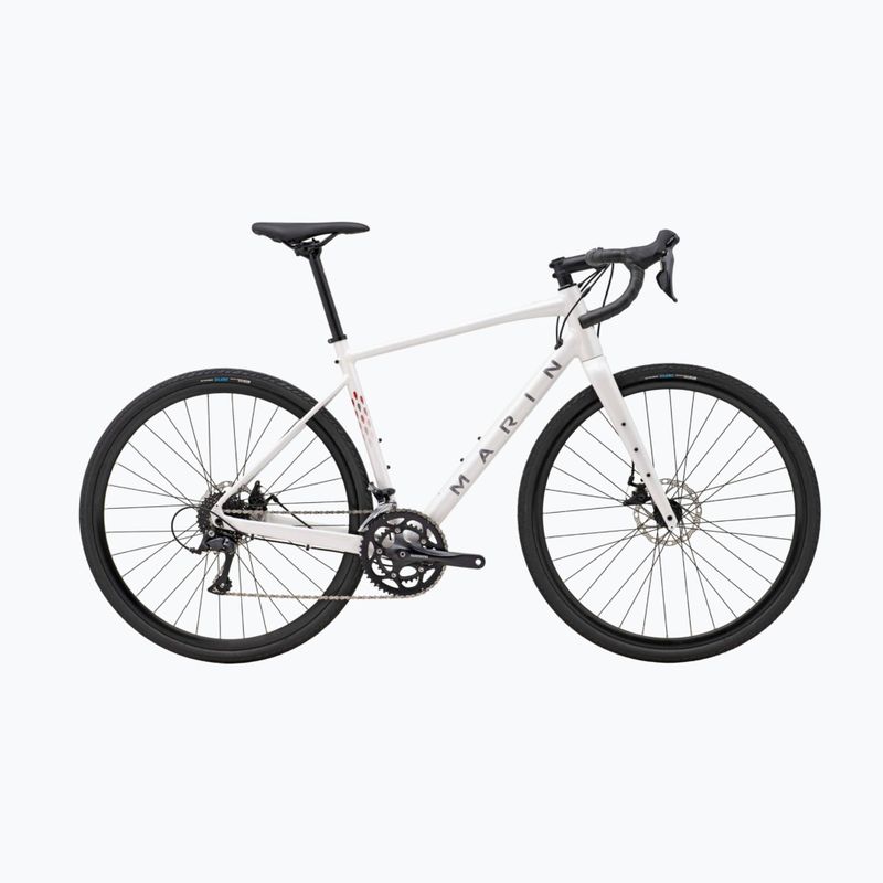 Bicicletă gravel Marin Gestalt 1 700C gloss white/grey