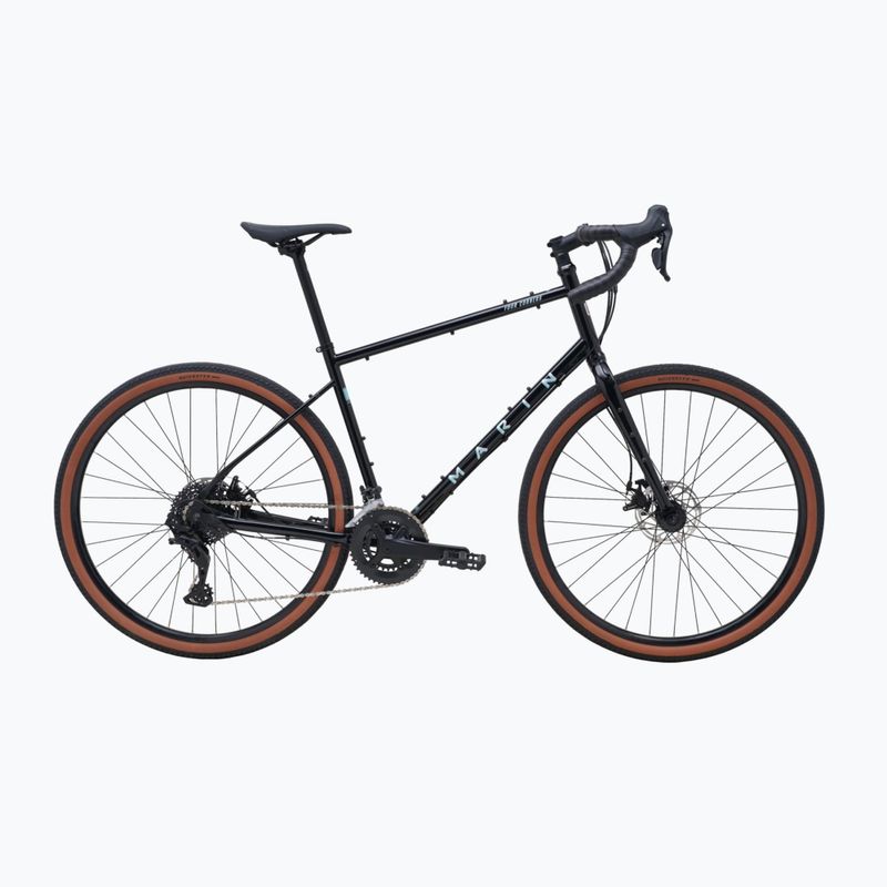 Marin Four Corners 1 Sword 650B negru lucios / argintiu / albastru biciclete gravel