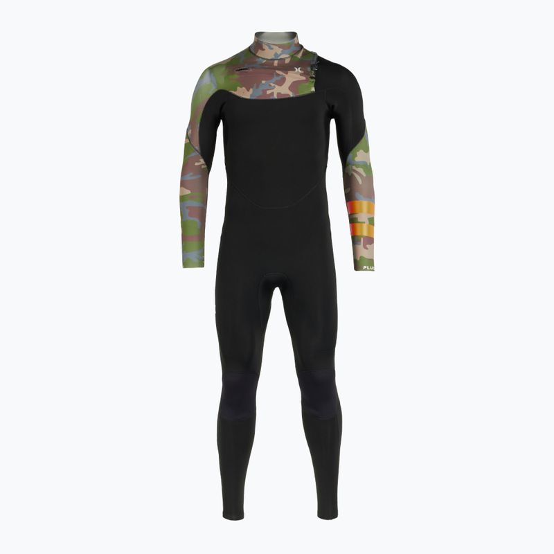 Spumă de înot pentru bărbați Hurley Plus Printed 3/2 mm Fullsuit medium brown 2
