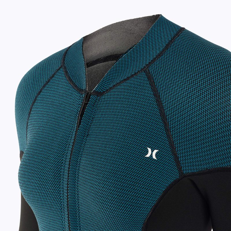 Spumă de înot pentru femei Hurley Advant Texture 2/2 mm Springsuit black/skyblue 4