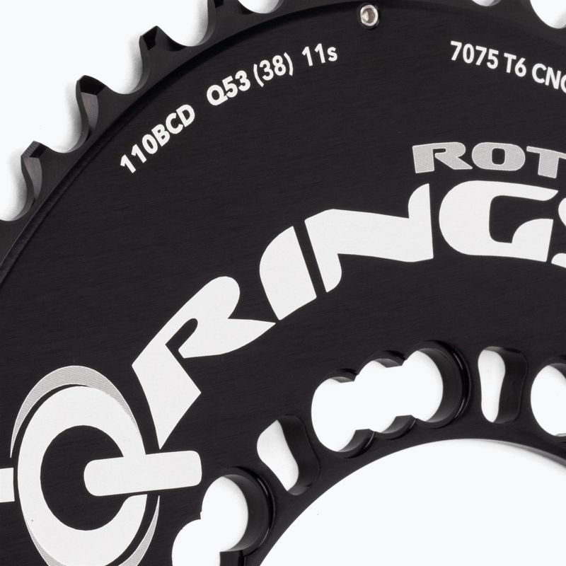 Rotor Q Rings Exterior Aero pinion negru C01-002-08020A-0 3