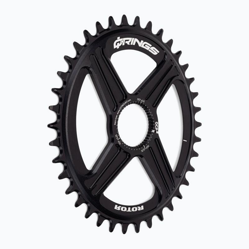 Rotor Q Rings Dm Oval Chainring Mtb negru C01-036-21010-0