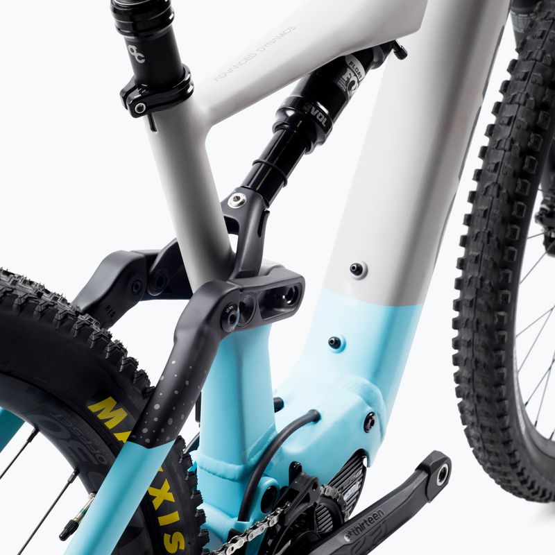 Bicicleta electrică Orbea Rise H30 gri-albastru M35517VN 14