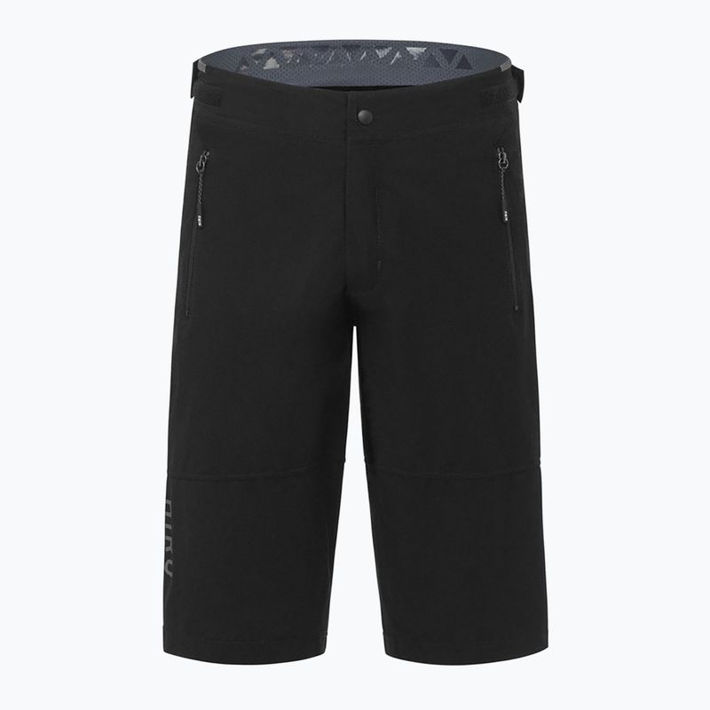 Pantaloni scurți de ciclism pentru bărbați HIRU Advanced Baggy full black