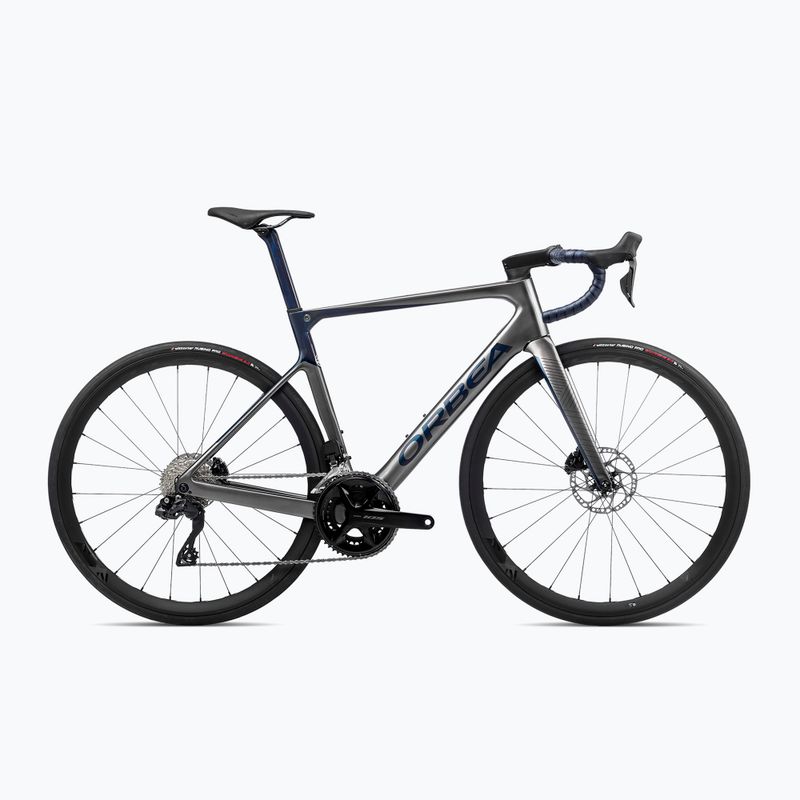 Orbea Orca Orca M30i LTD PWR 2023 sclipici antracit/albastru vedere de carbon bicicletă de șosea