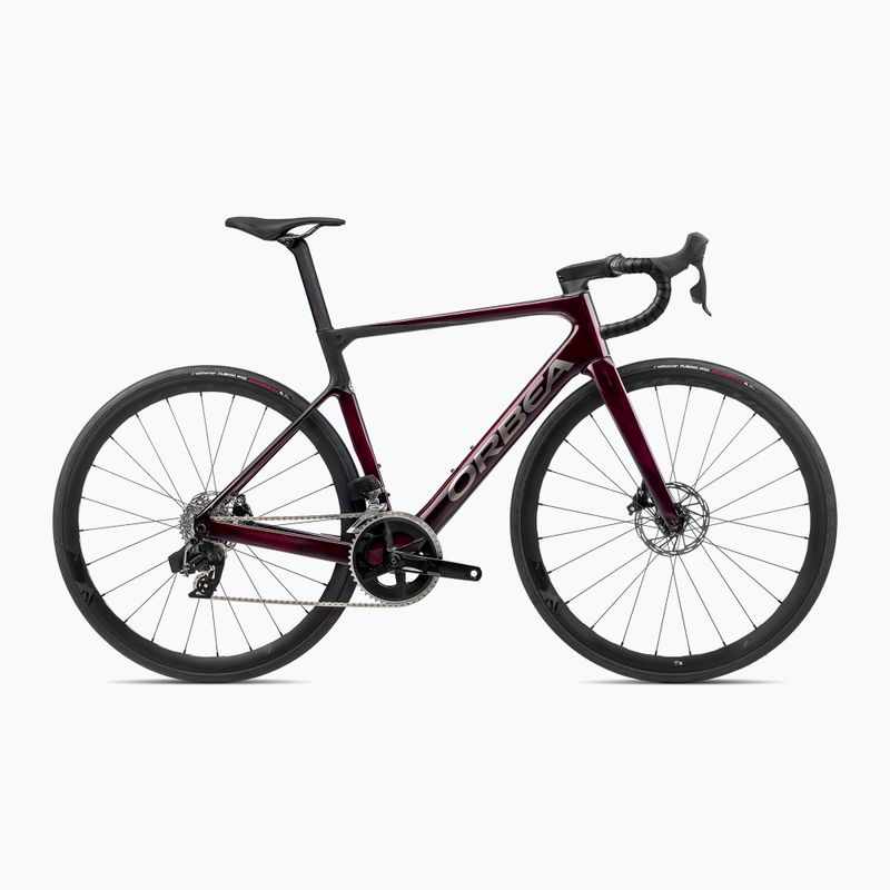 Orbea Orca Orca M31e LTD 2023 vin roșu/carbon raw road bike