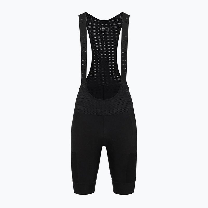 Pantaloni scurți de ciclism pentru bărbați HIRU Advanced Cargo Bibshort full black