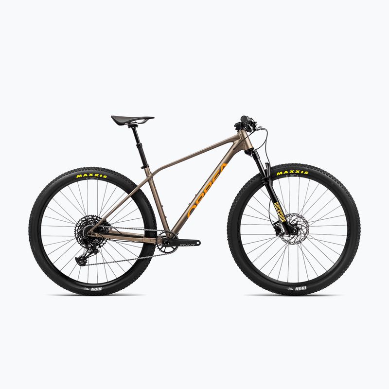 Bicicleta de munte Orbea Alma H10 Eagle 2023 maro taupe/mango