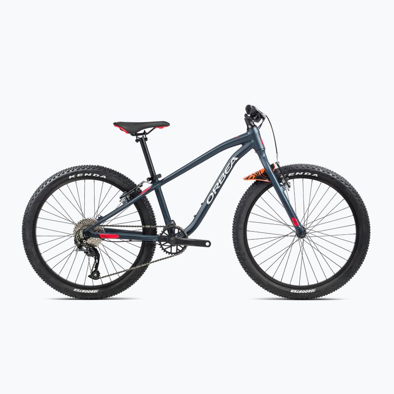 Bicicleta pentru copii Orbea MX 24 Team 2023 albastru indigo roșu aprins