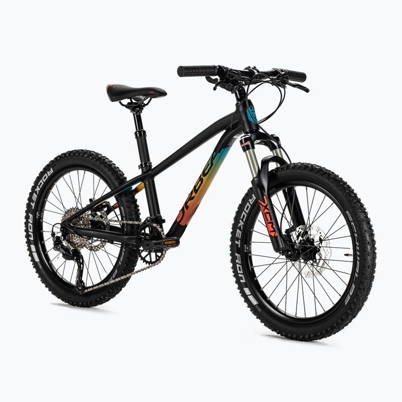 Bicicleta pentru copii Orbea Laufey 20 H20 2023 negru curcubeu 2