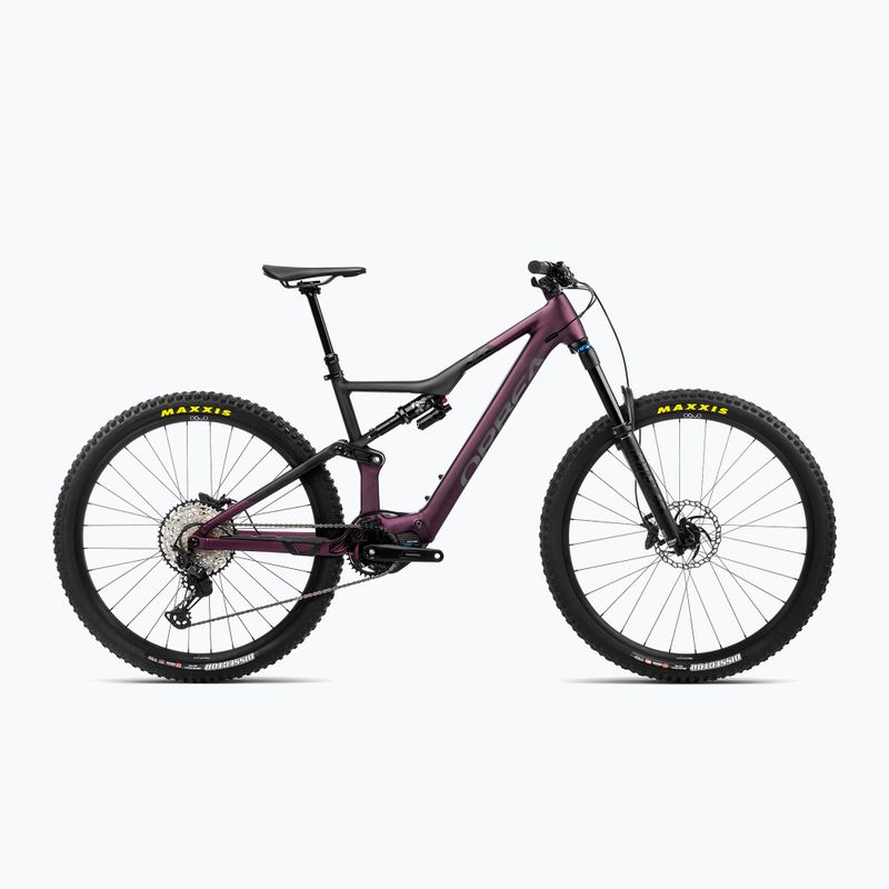 Bicicleta electrică Orbea Rise Hydro 42V 540Wh 2023 mure metalic/negru Orbea Rise Hydro 42V 540Wh 2023 mure metalic/negru