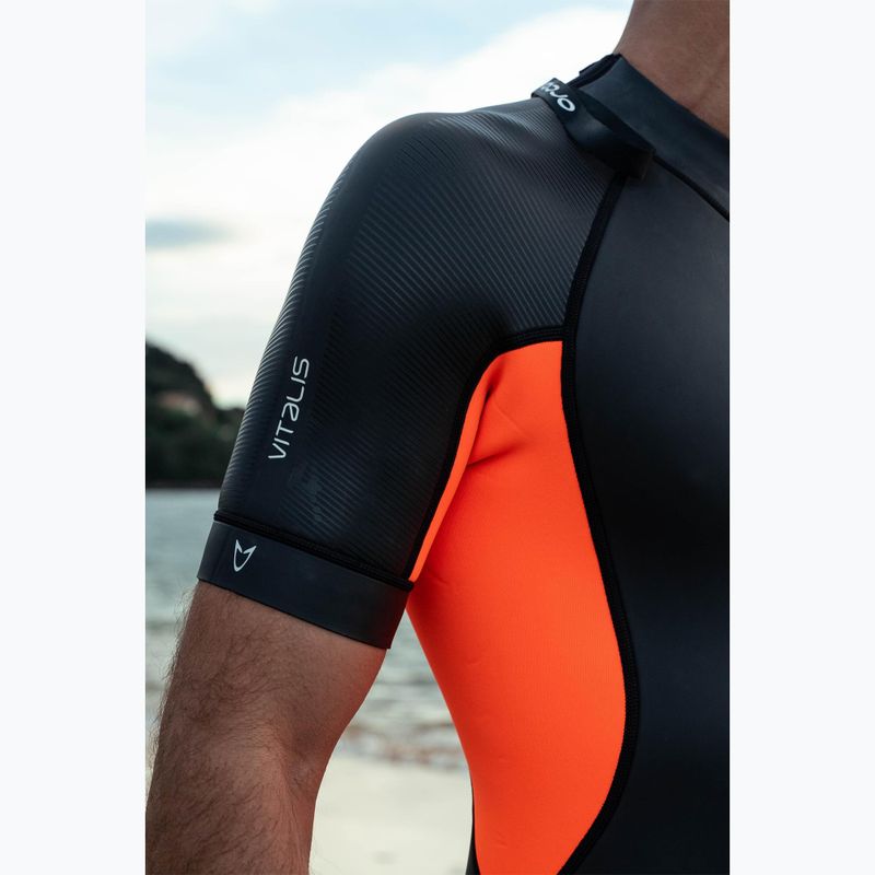 Costum de înot pentru bărbați Orca Openwater Shorty Vitalis black 13