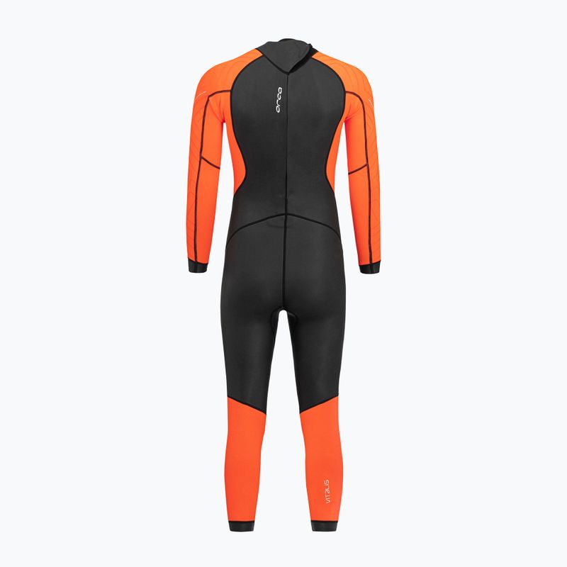 Costum de triatlon pentru femei Orca Vitalis Openwater Hi Vis negru 2