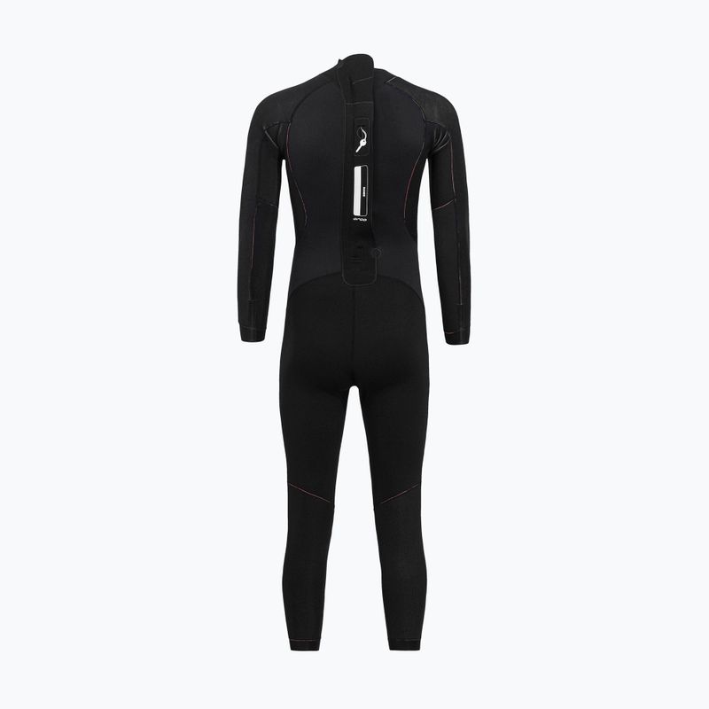 Costum de triatlon pentru femei Orca Vitalis Openwater Hi Vis negru 4