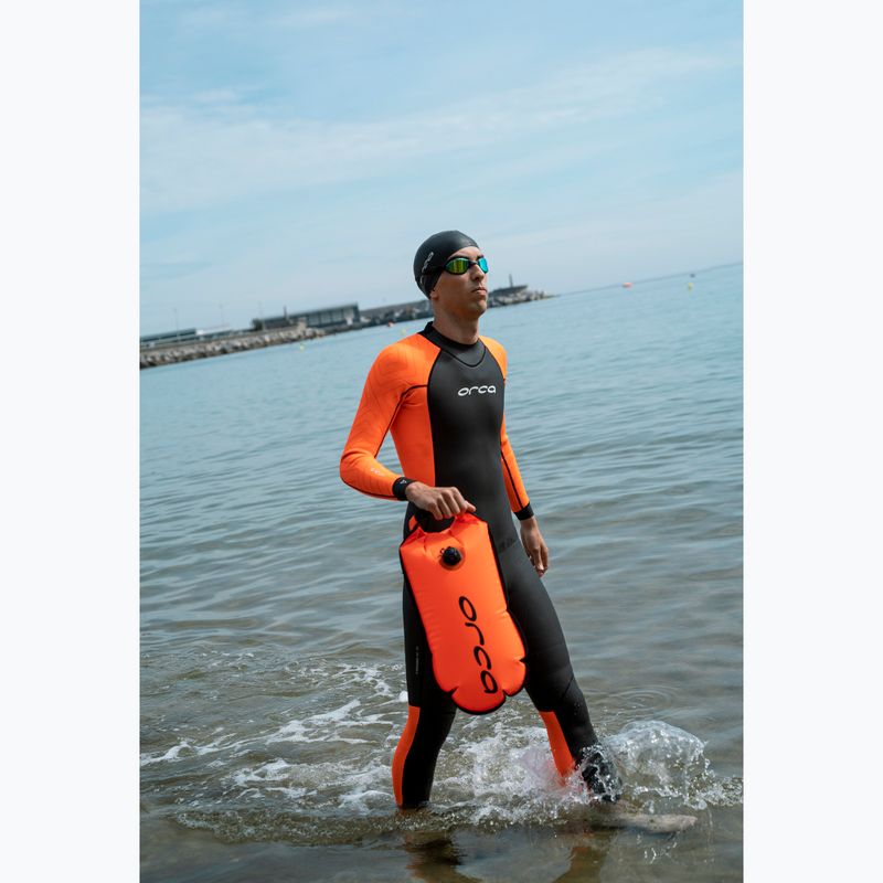 Costum de triatlon pentru femei Orca Vitalis Openwater Hi Vis negru 8