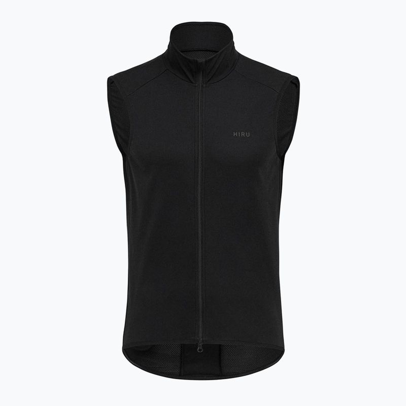 Vestă de ciclism pentru bărbați HIRU Advanced Gilet full black