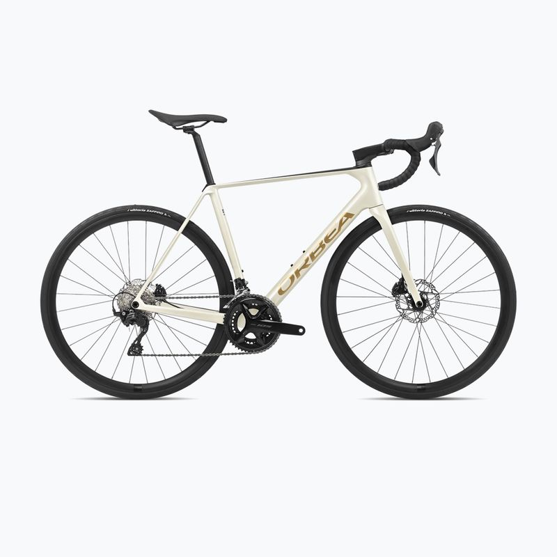 Bicicletă de șosea Orbea Orca M30 2024 ivory white/burgundy/vulcano