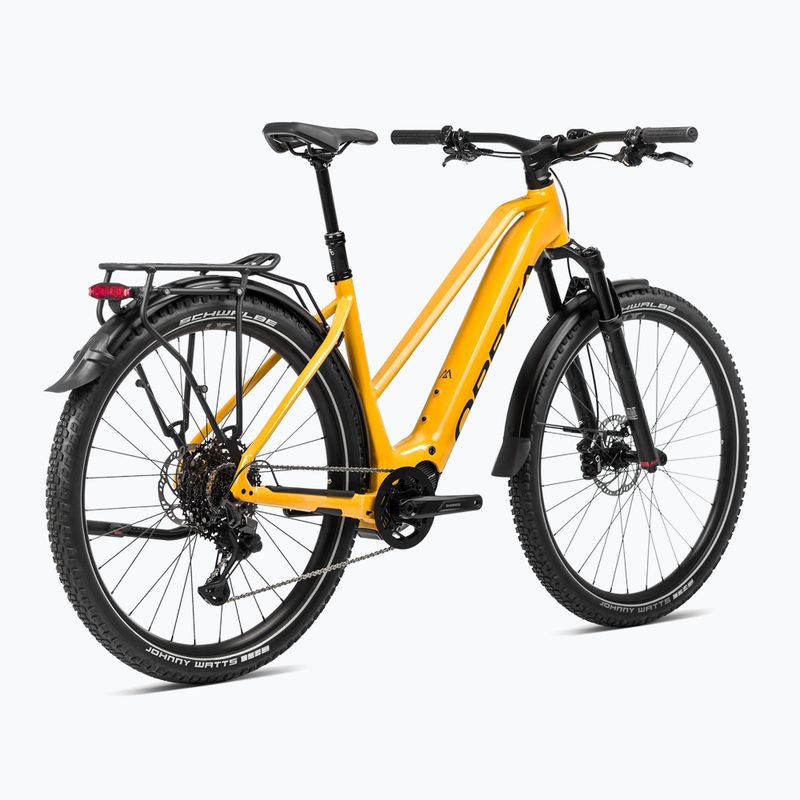 Bicicleta electrică Orbea Kemen Mid SUV 30 540Wh 2024 mango / negru 3