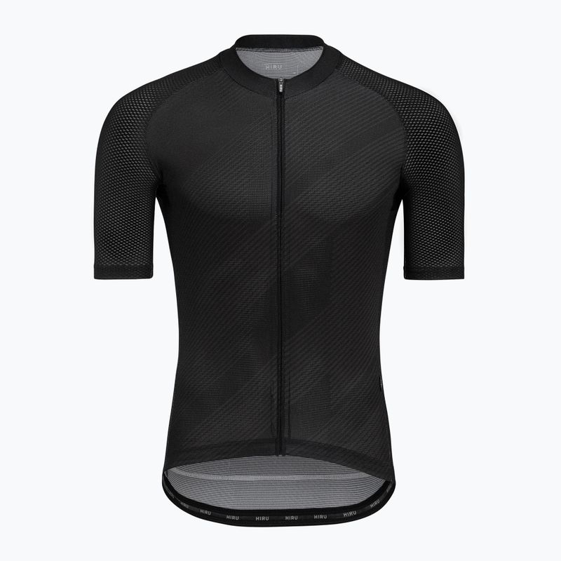 Tricou de ciclism pentru bărbați HIRU Core Light full black 7