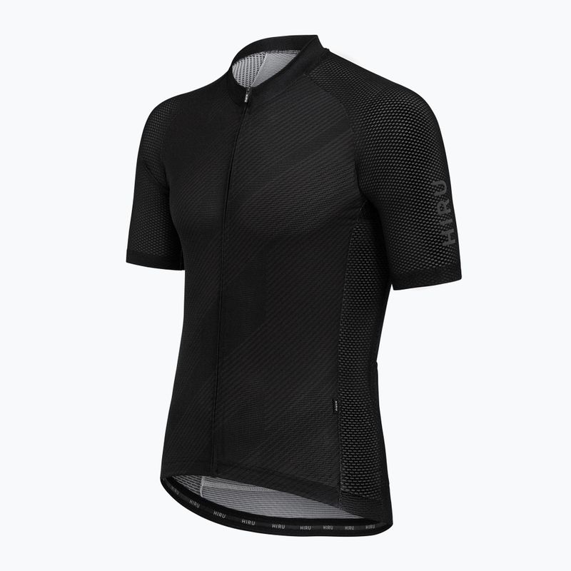 Tricou de ciclism pentru bărbați HIRU Core Light full black 8