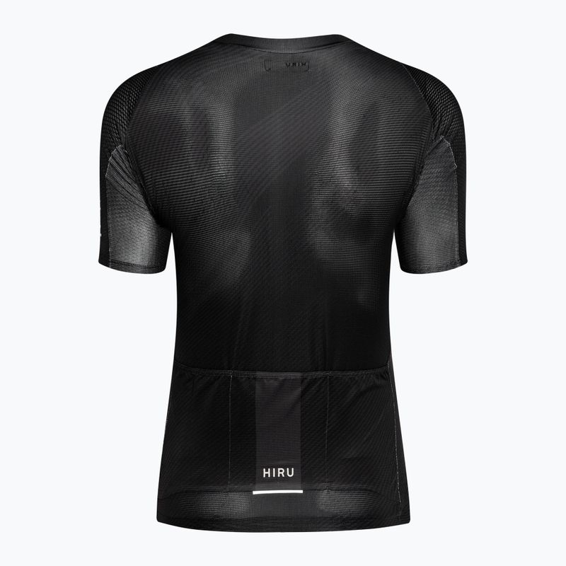 Tricou de ciclism pentru bărbați HIRU Core Light full black 2
