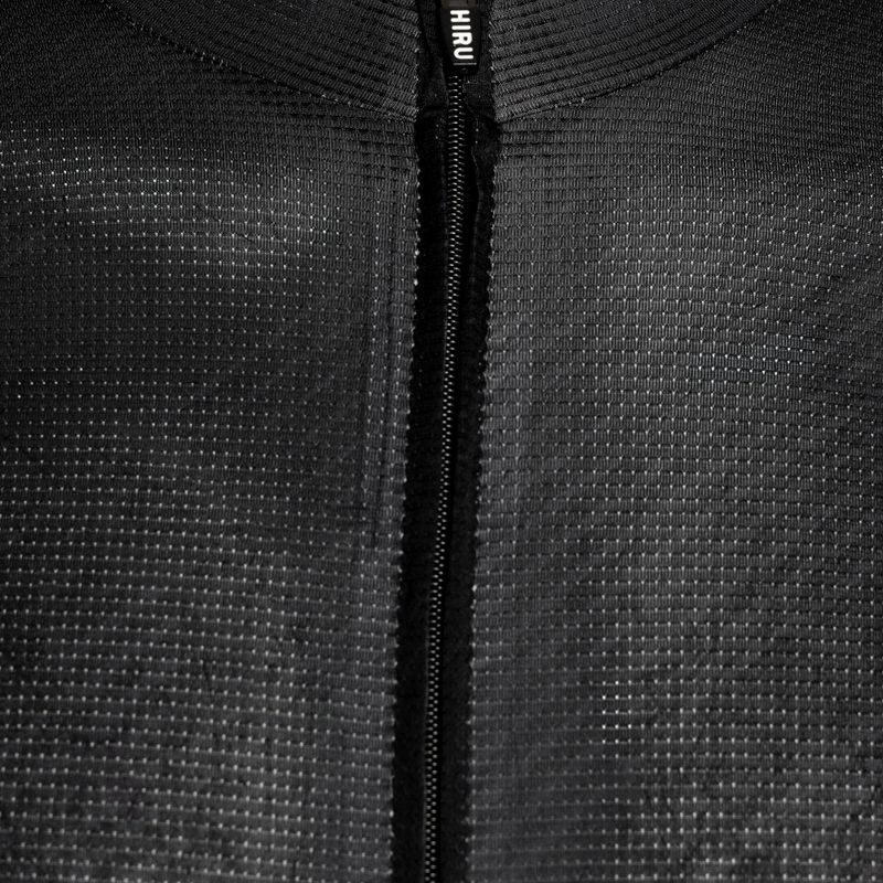 Tricou de ciclism pentru bărbați HIRU Core Light full black 3