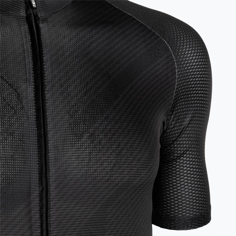 Tricou de ciclism pentru bărbați HIRU Core Light full black 4