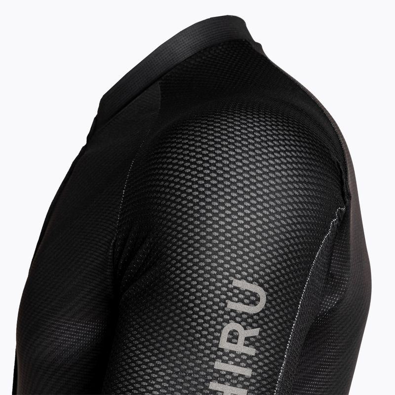 Tricou de ciclism pentru bărbați HIRU Core Light full black 5