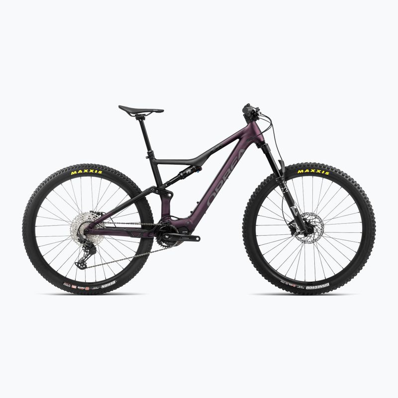 Bicicletă electrică Orbea Rise H30 540Wh 2024 metallic mulberry/black