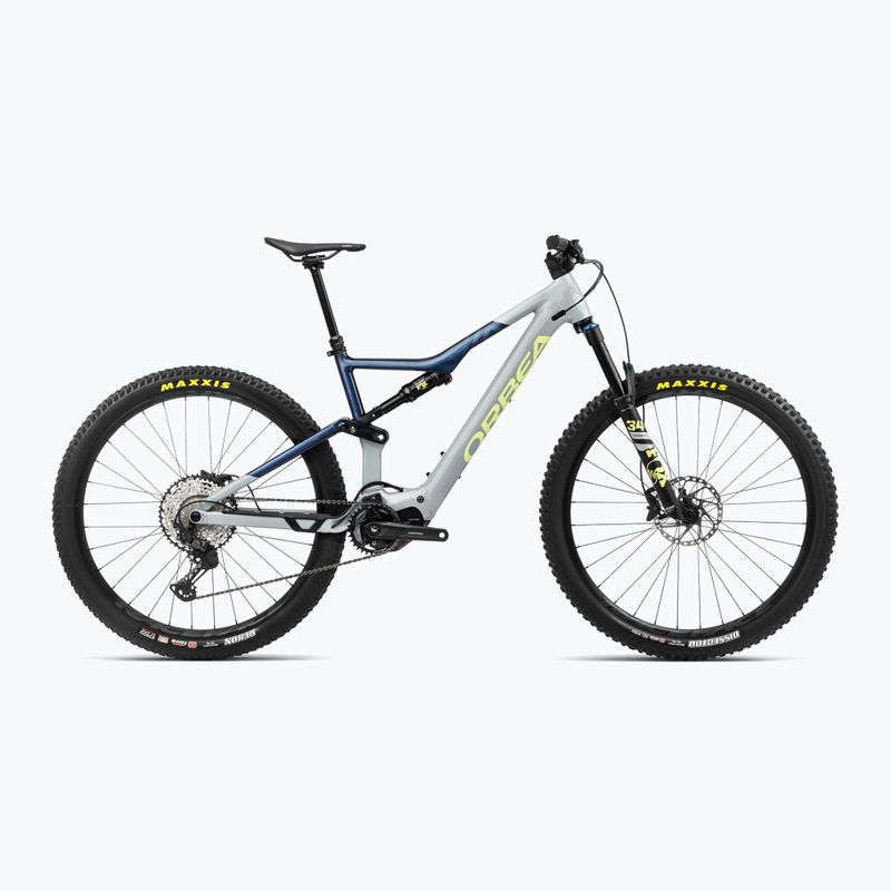 Bicicletă electrică Orbea Rise H20 540Wh 2024 iceberg grey/moondust blue