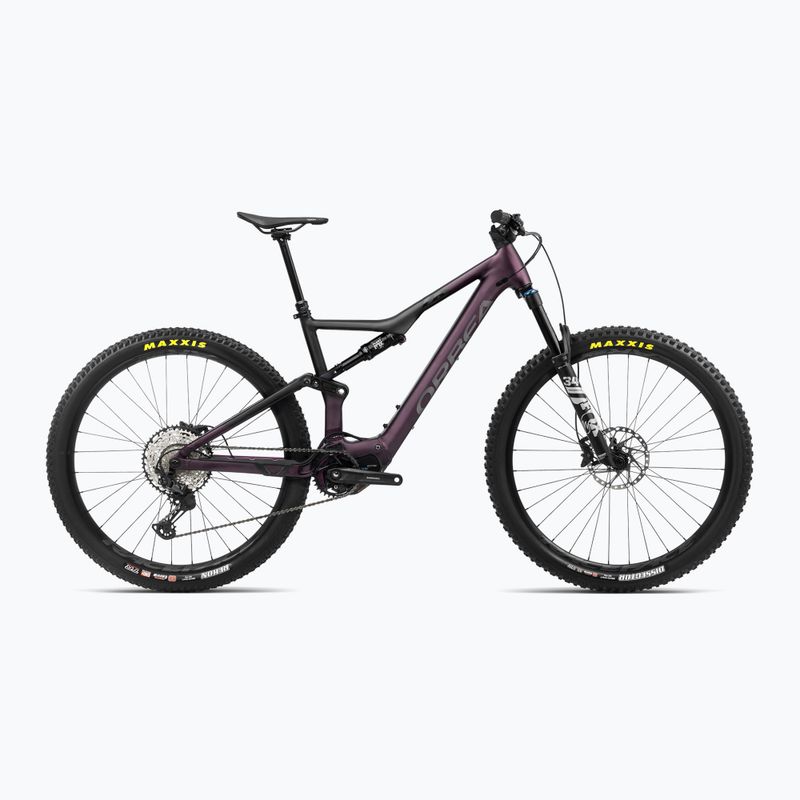 Bicicletă electrică Orbea Rise H20 540Wh 2024 metallic mulberry/black