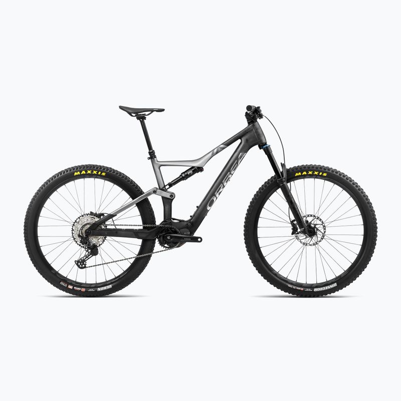 Bicicletă electrică Orbea Rise M20 360Wh 2024 carbon raw/shark grey