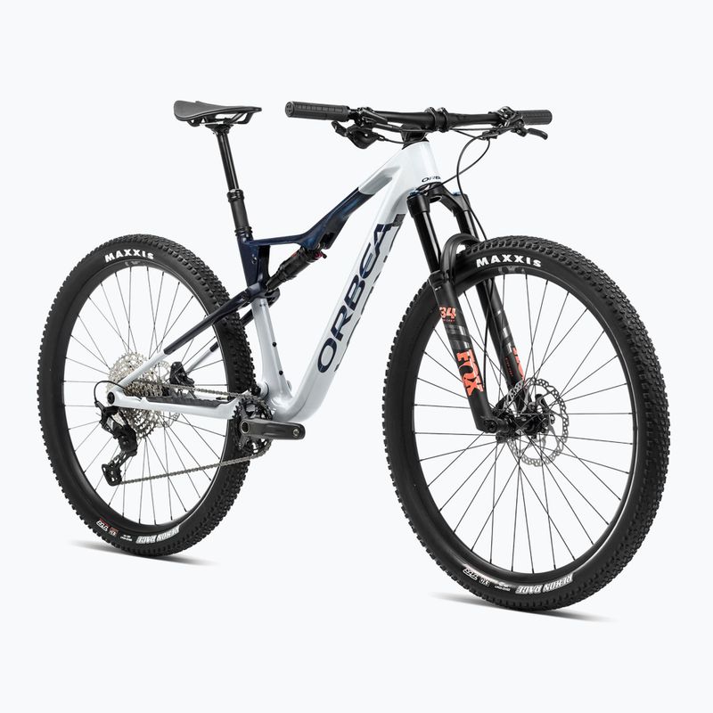 Bicicletă de munte Orbea Oiz M30 2024 halo silver/blue carbon view 2