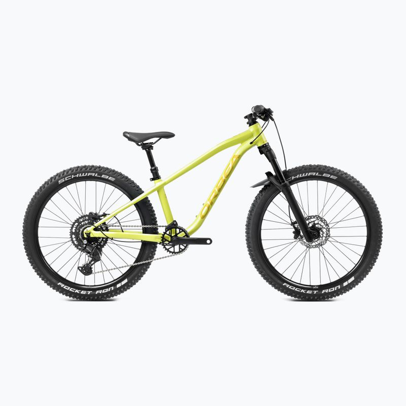 Bicicletă pentru copii Orbea Laufey 24 H10 2024 lime/yellow