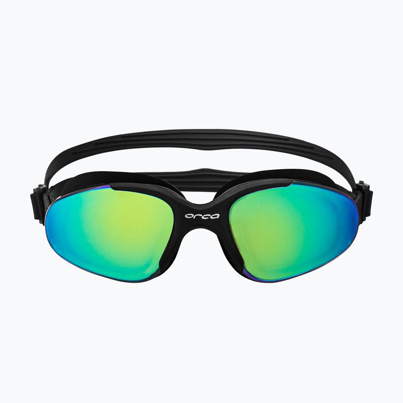 Ochelari de înot Orca Killa Comfort negru cu oglindă 2