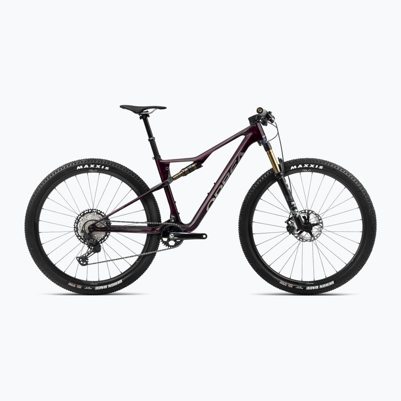 Bicicletă de munte Orbea Oiz M-Pro 2024 wine red carbon view/titan