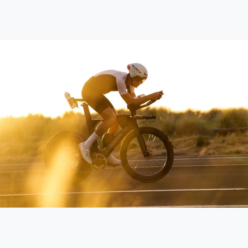 Jambiere de ciclism Orca Aero Calf black white 5