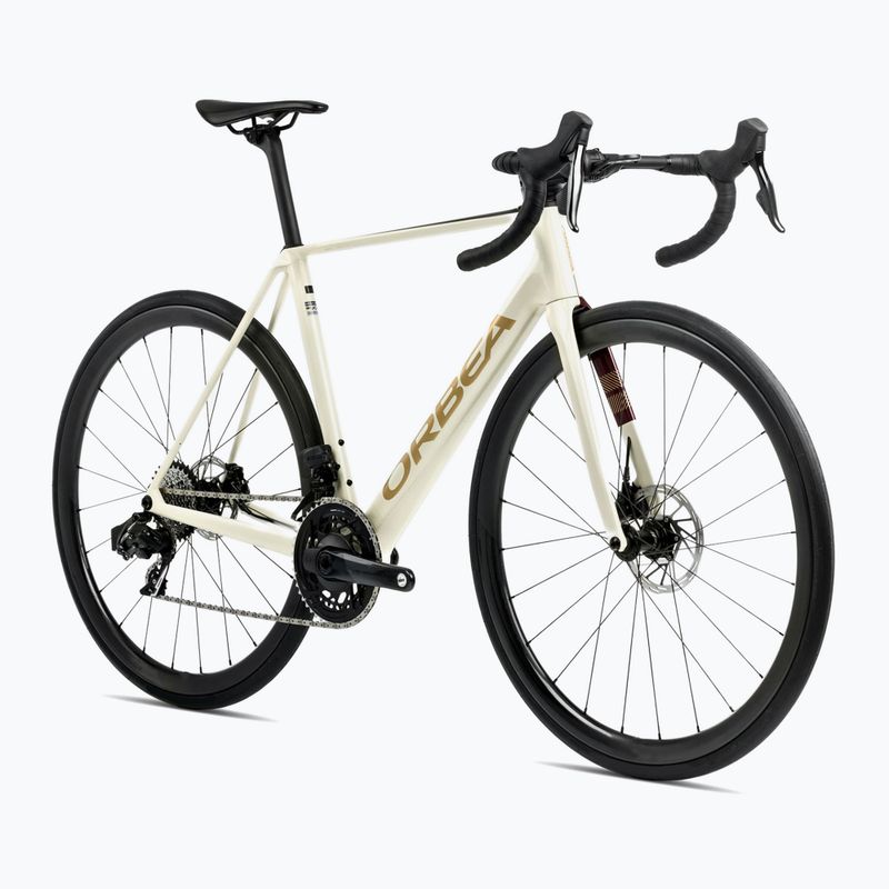 Bicicletă de șosea Orbea Orca M30 2025 ivory white/burgundy/vulcano 3