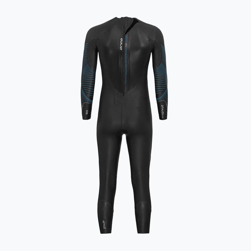 Costum de wetsuit pentru triatlon Orca Athlex Flex V2 negru pentru bărbați 2