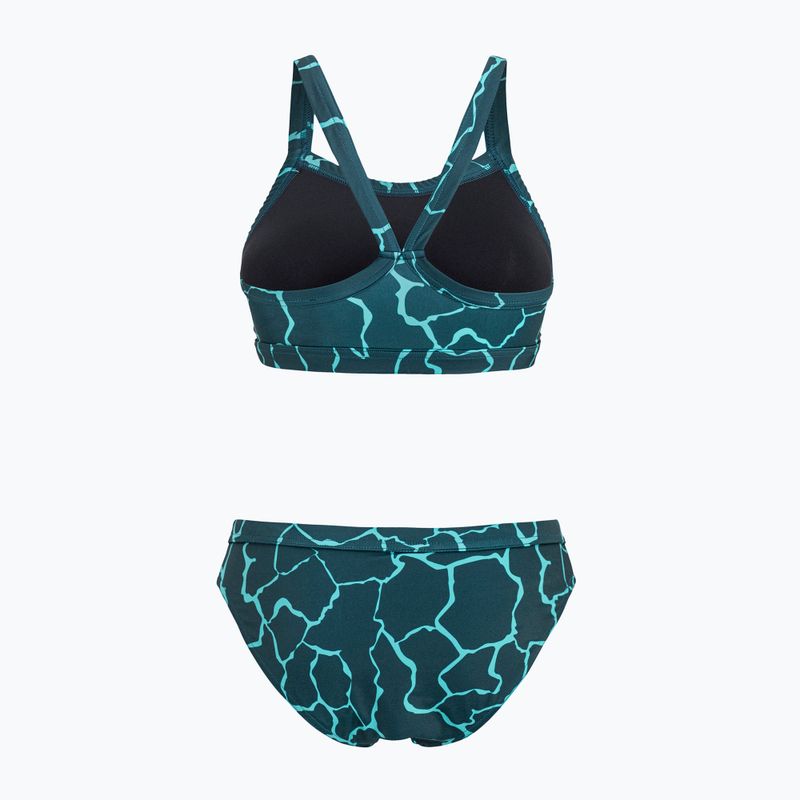 Costum de baie din două piese pentru femei Orca Core Bikini verde închis 2