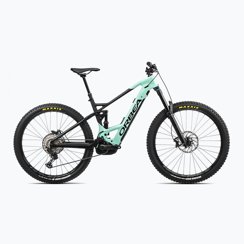 Bicicletă electrică Orbea Wild FS M20 verde-neagră M35016VQ