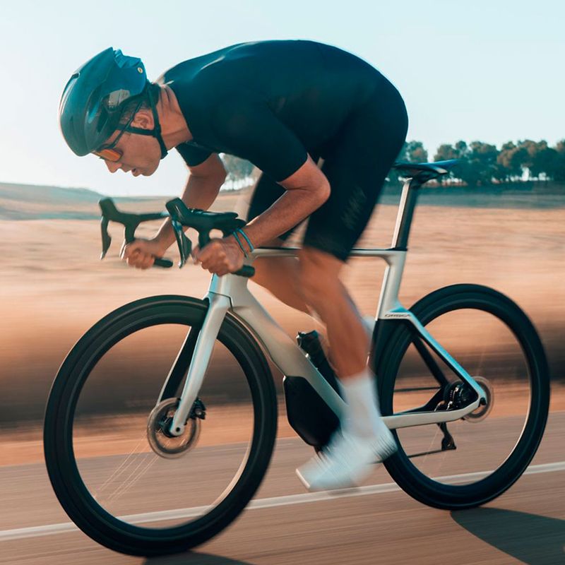 Orbea Orca Aero M31el LTD PWR bicicletă de șosea argint 15