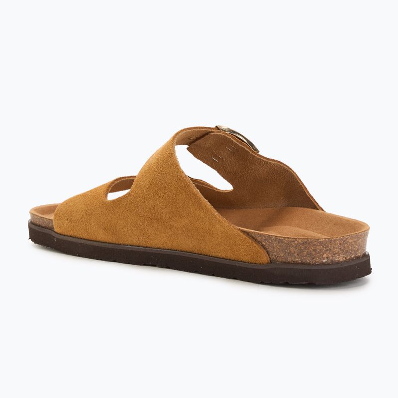 Papuci pentru femei  Genuins Hawaii Velour camel 3