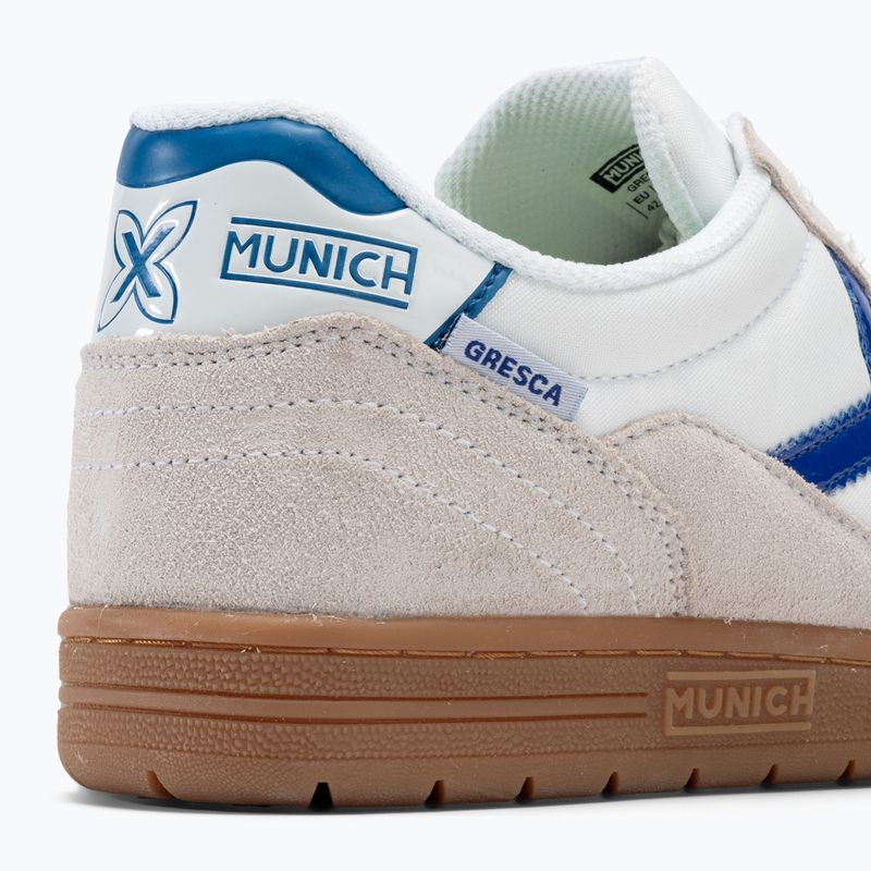 MUNICH G-3 Gresca ghete de fotbal alb 9