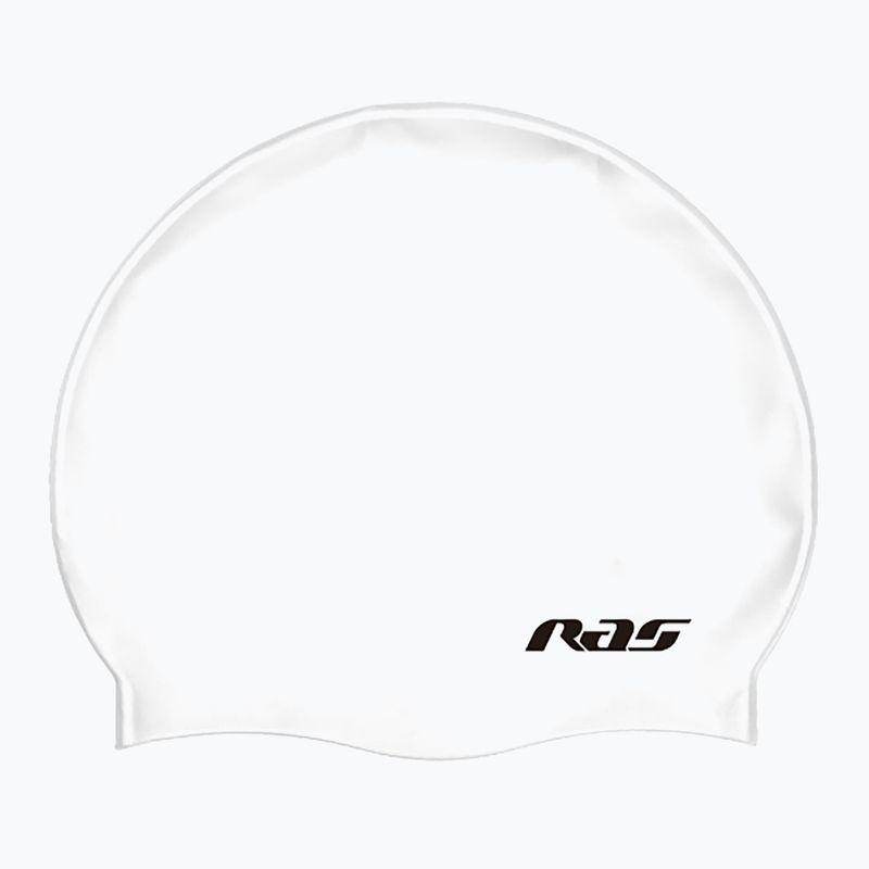 Cască de înot RAS Silicone white