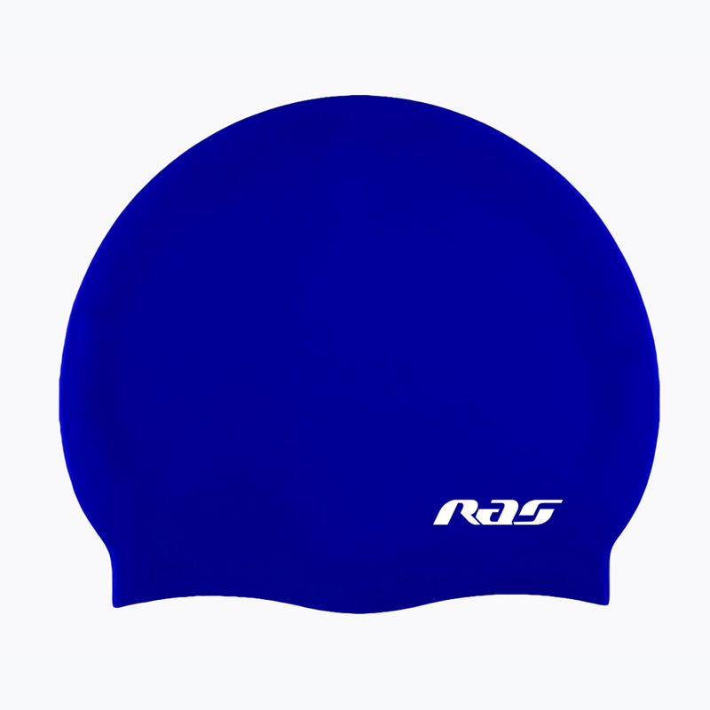 Cască de înot pentru copii RAS Silicone royal blue