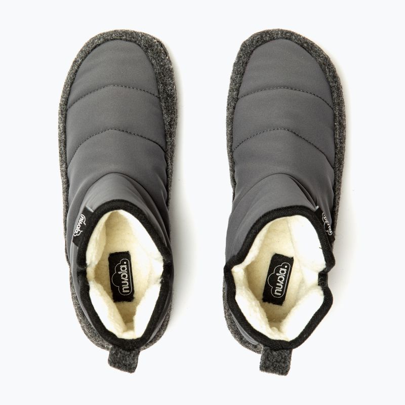 Papuci de iarnă Nuvola Boot New Wool dark grey